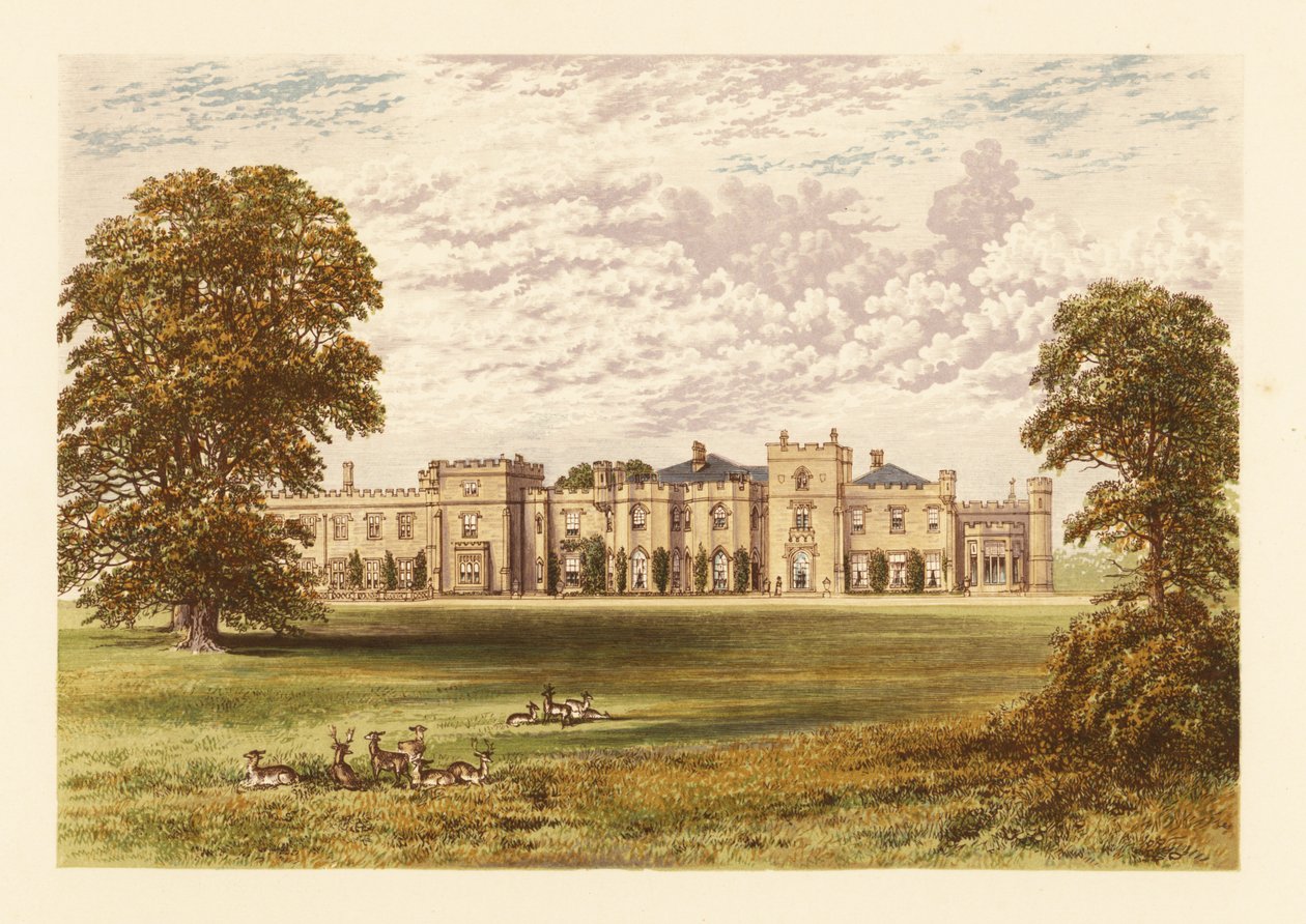 Panshanger Park, Hertfordshire, England. av Alexander Francis (after) Lydon