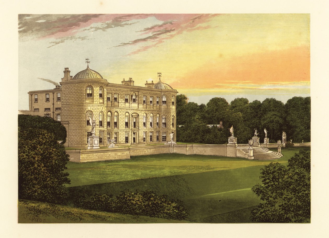 Powerscourt, County of Wicklow, Irland. av Alexander Francis (after) Lydon