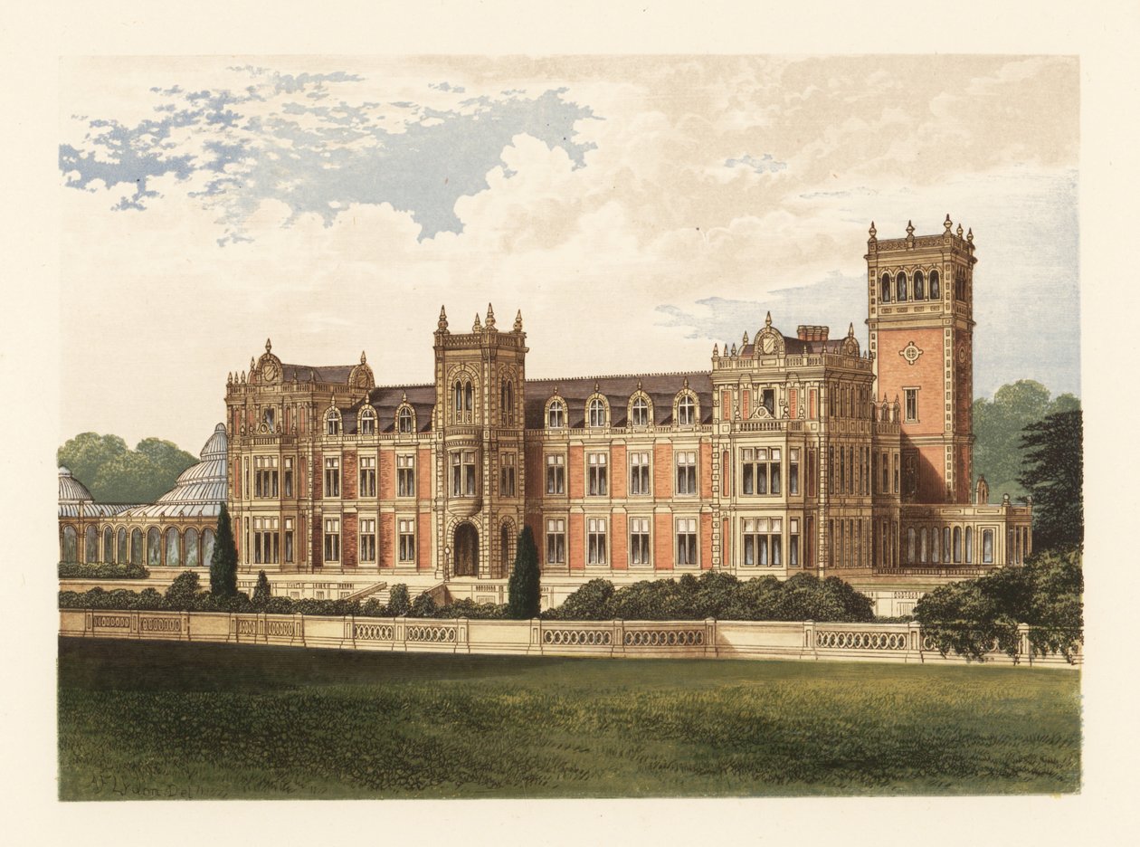 Somerleyton, Suffolk, England. av Alexander Francis (after) Lydon