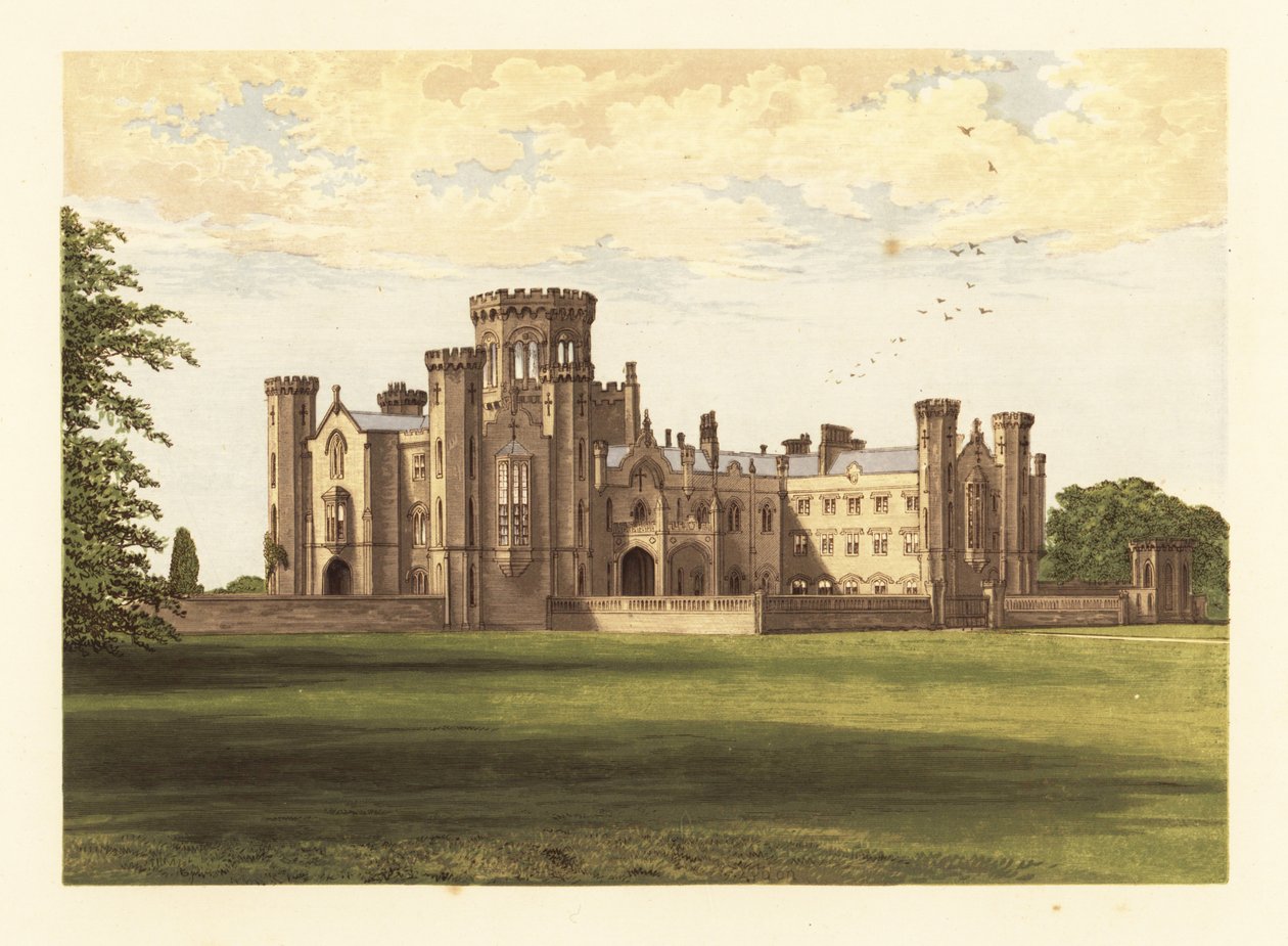 Studley Castle, Warwickshire, England. av Alexander Francis (after) Lydon