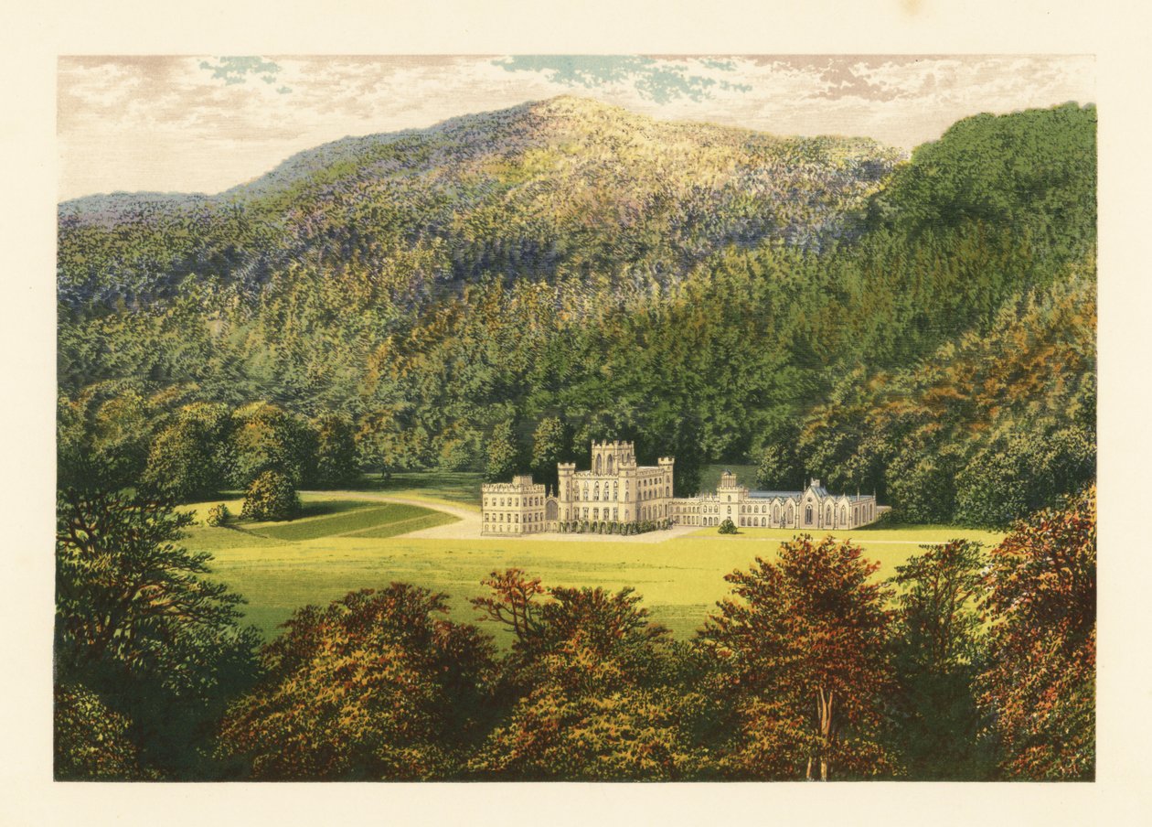 Taymouth Castle, Perthshire, Skottland. av Alexander Francis (after) Lydon