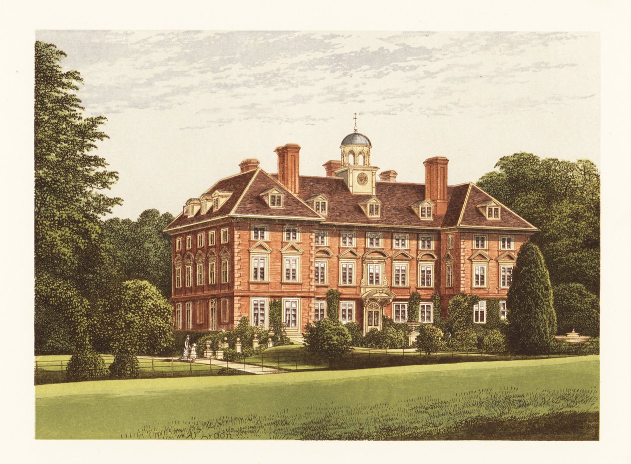 Tyttenhanger Park, Herefordshire, England. av Alexander Francis (after) Lydon