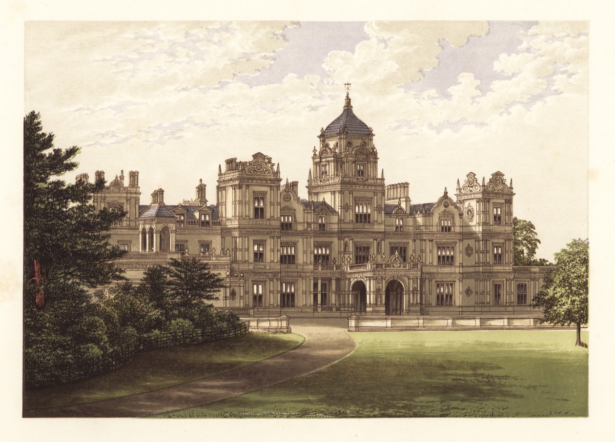 Westonbirt House, Gloucestershire, England. av Alexander Francis (after) Lydon