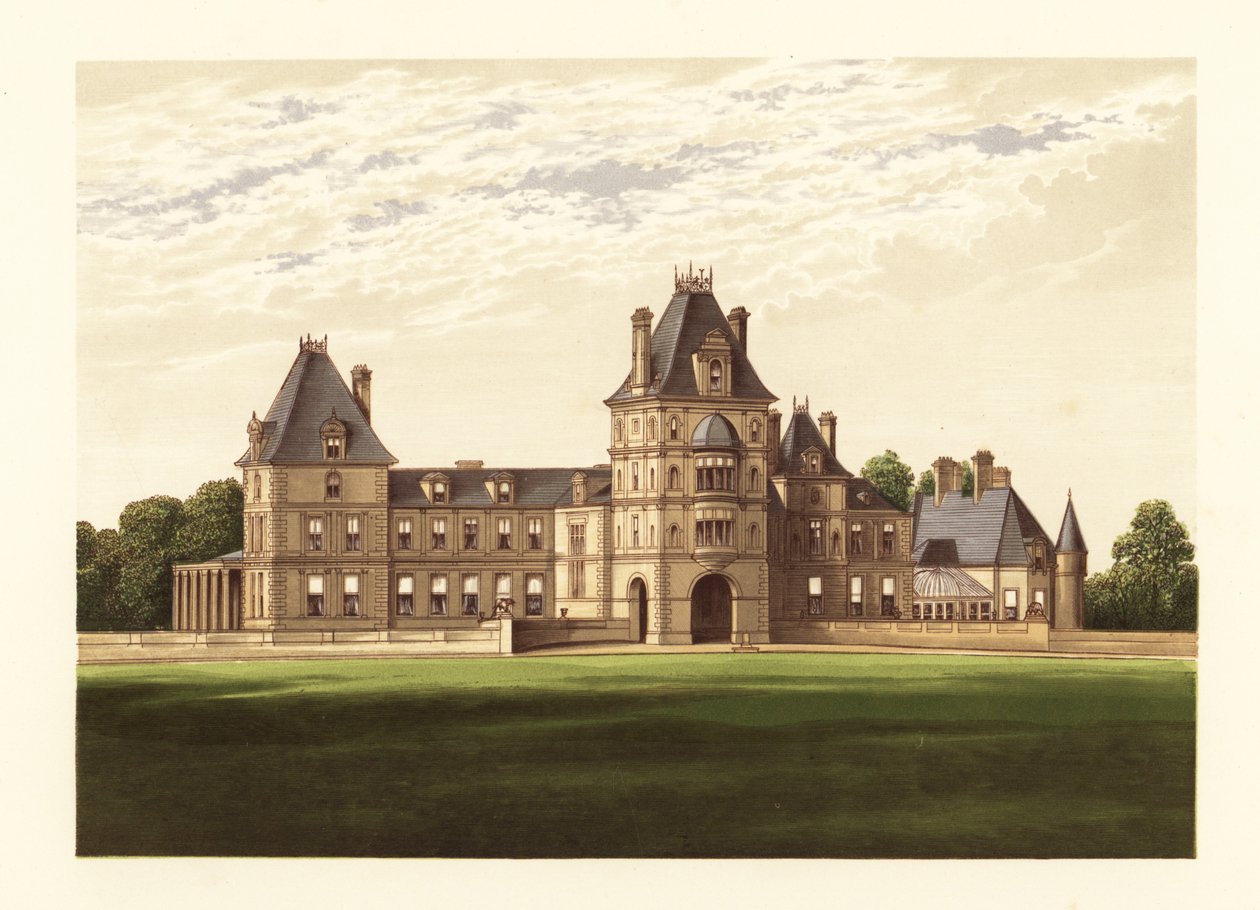 Wynnstay, Denbighshire, Wales. av Alexander Francis (after) Lydon