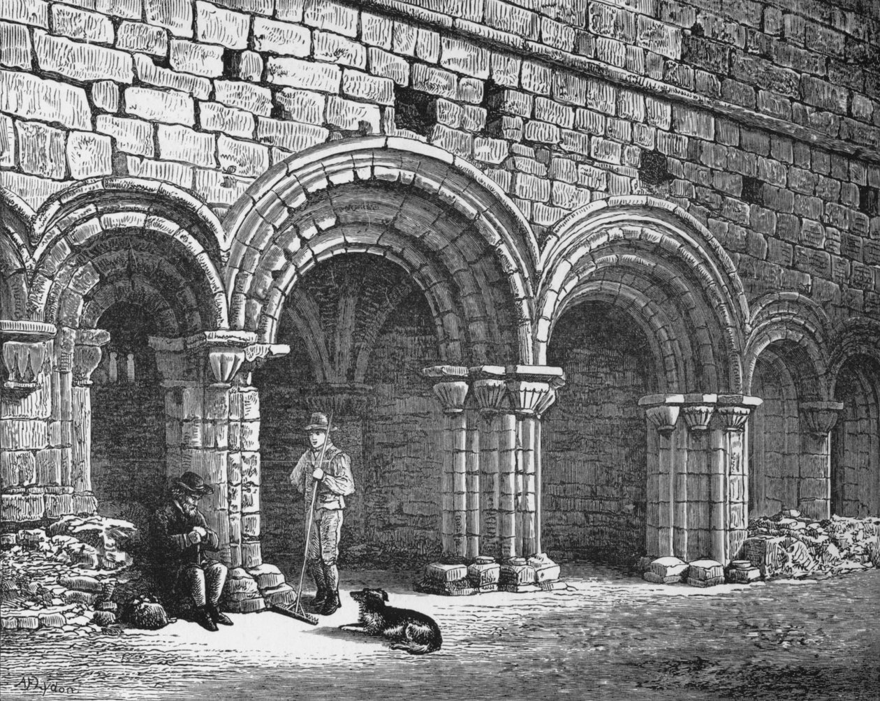 Chapter House, Kirkstall Abbey, c1880, 1897 av Alexander Francis Lydon