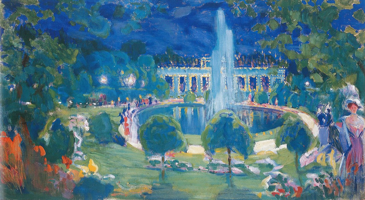 Fontener, ca. 1908. av Alexander Fyodorovich Gaush