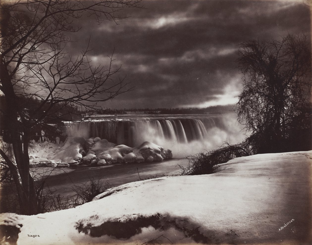 Falls of Niagara av Alexander Henderson (Canadian