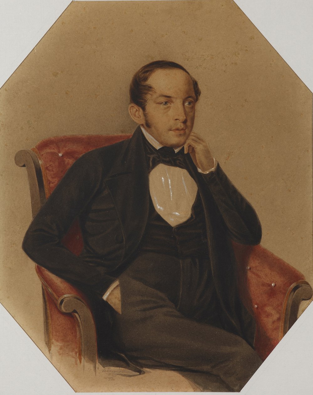 Vasily Petrovich Zubkov 1799-1862, 1846. av Alexander Ivanovich Klünder