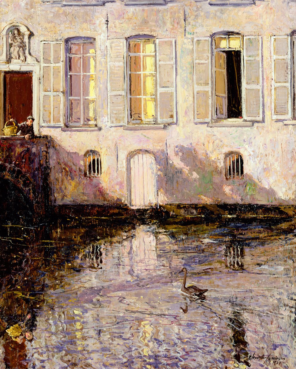 Mate svanene, Brugge av Alexander Jamieson