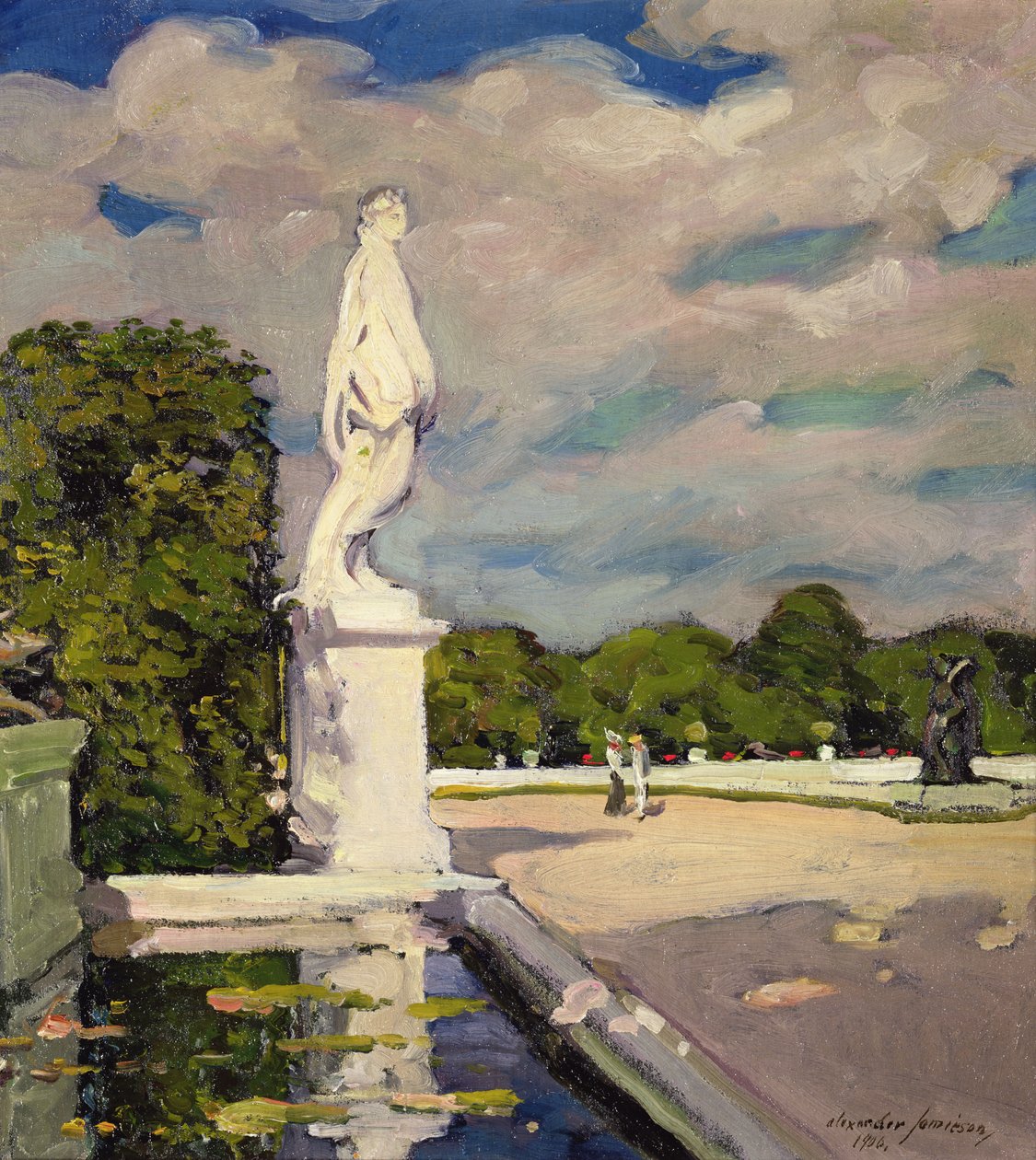 På terrassen, Versailles av Alexander Jamieson