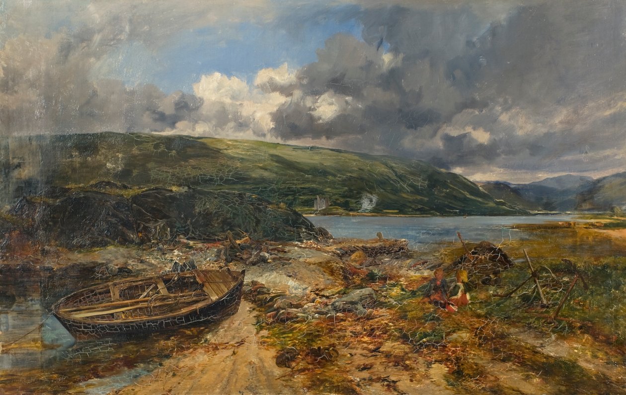 Kystscene av Alexander Jnr. Fraser