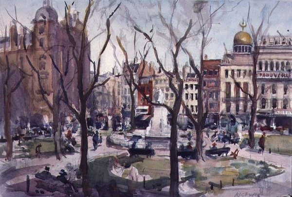 Leicester square av Alexander Joshua Caleb Bryce