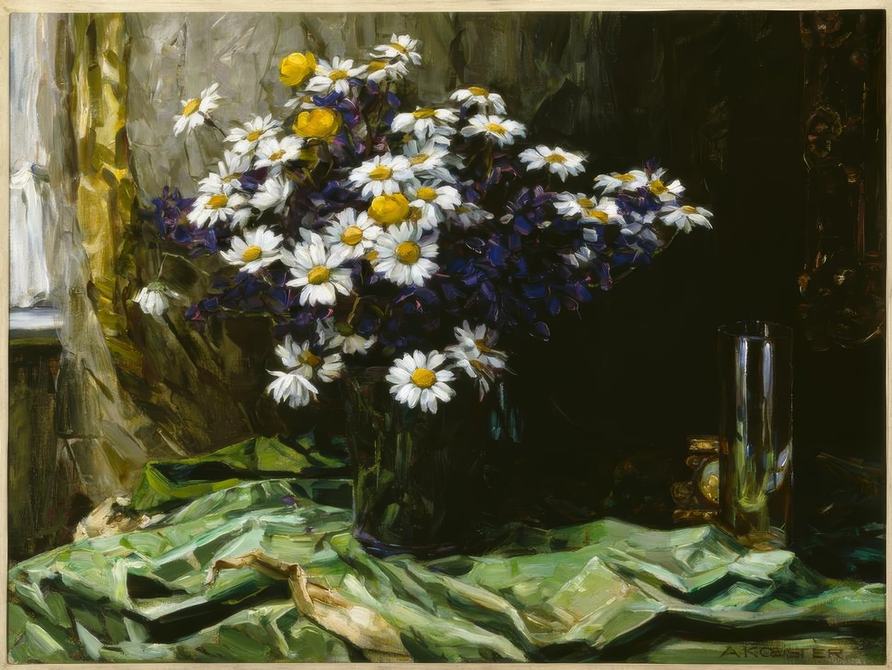 A. Koester, Stilleben med blomster av Alexander Köster