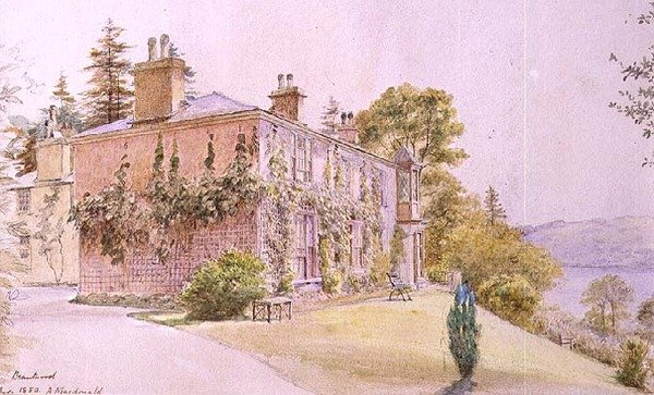 Brantwood, Cumbria, hjemmet til John Ruskin av Alexander Macdonald
