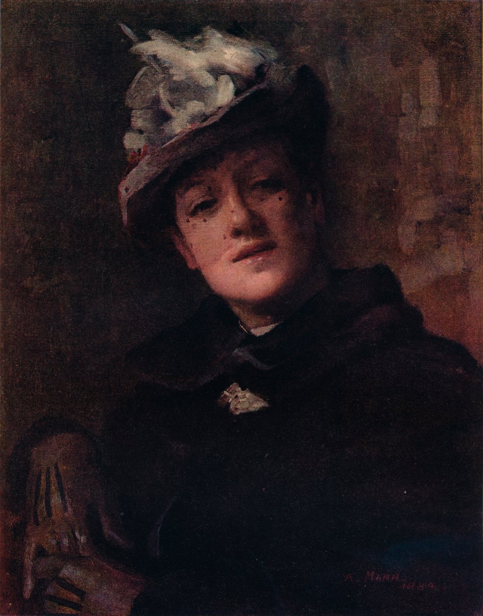 Philomene, ca 1890 av Alexander Mann