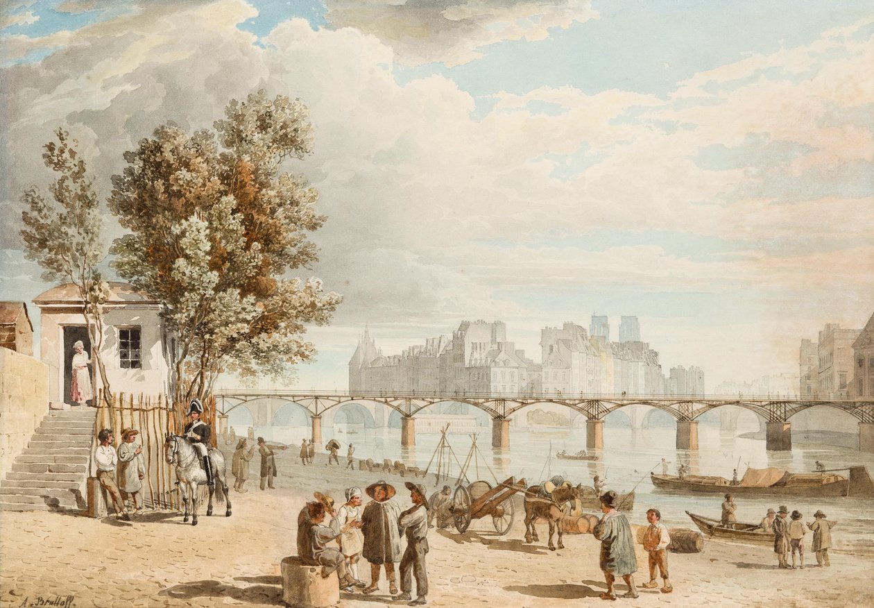 Utsikt over Paris av Alexander Pavlovich Briullov