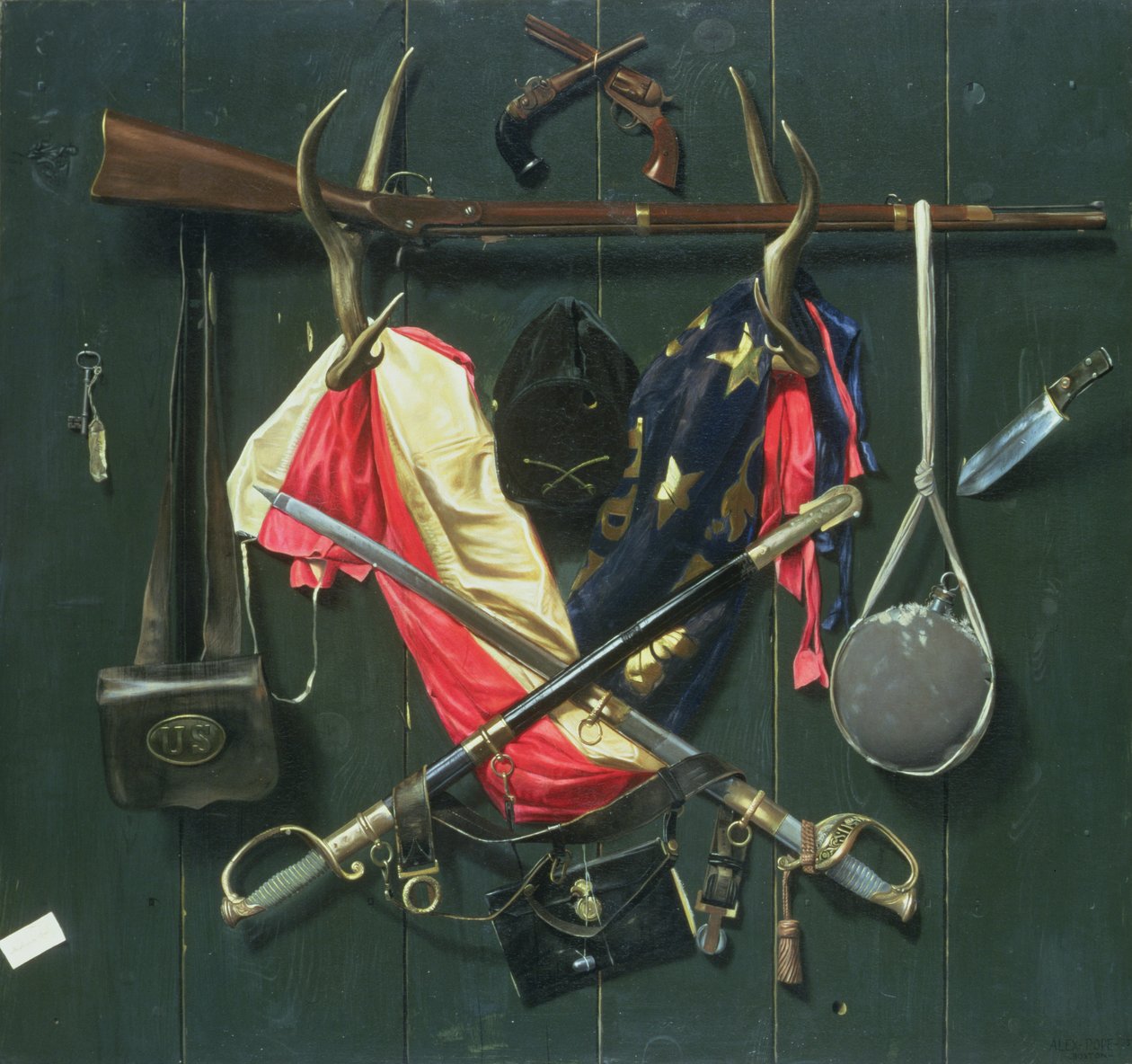 Emblemer fra borgerkrigen, 1888 av Alexander Pope