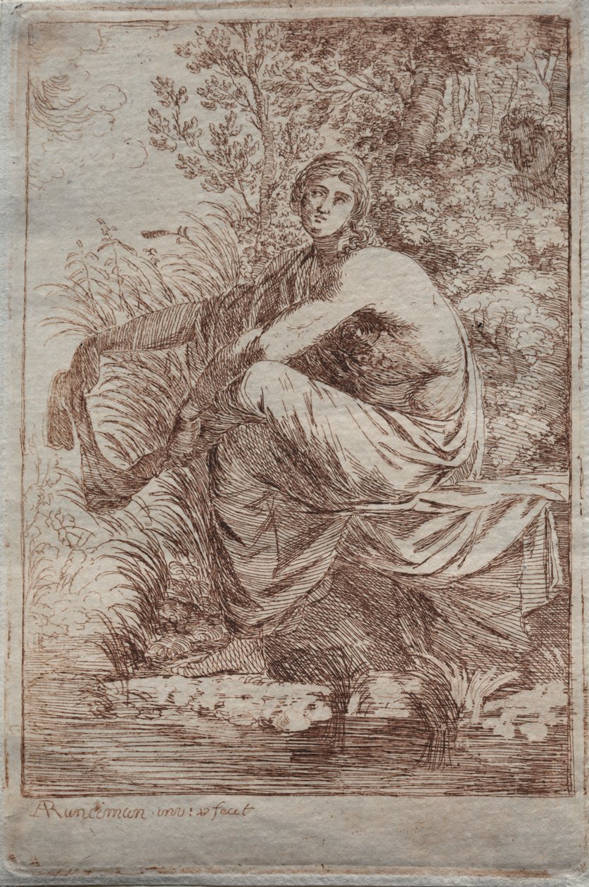 Musidora, ca. 1775. av Alexander Runciman