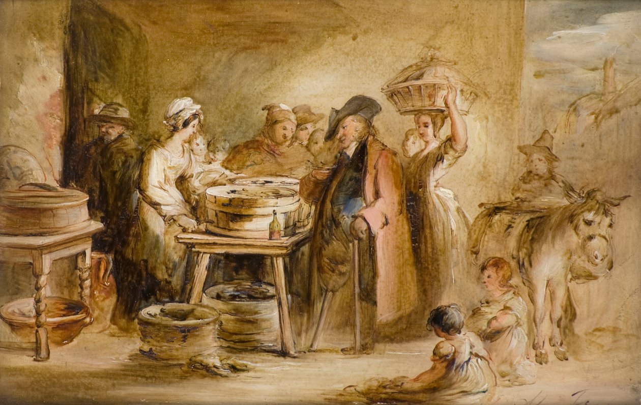 Åpning av østers av Alexander Snr Fraser