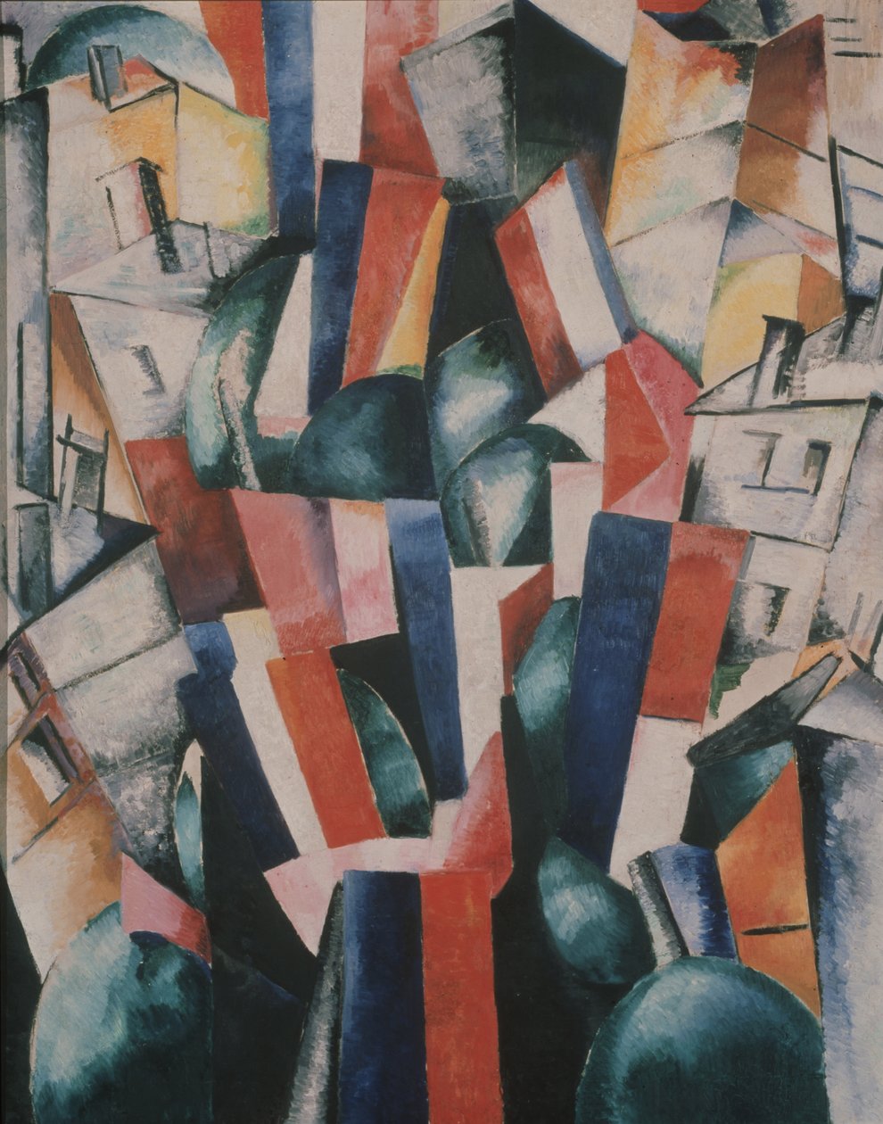 En by, 1913 av Alexandra Alexandrowna Exter