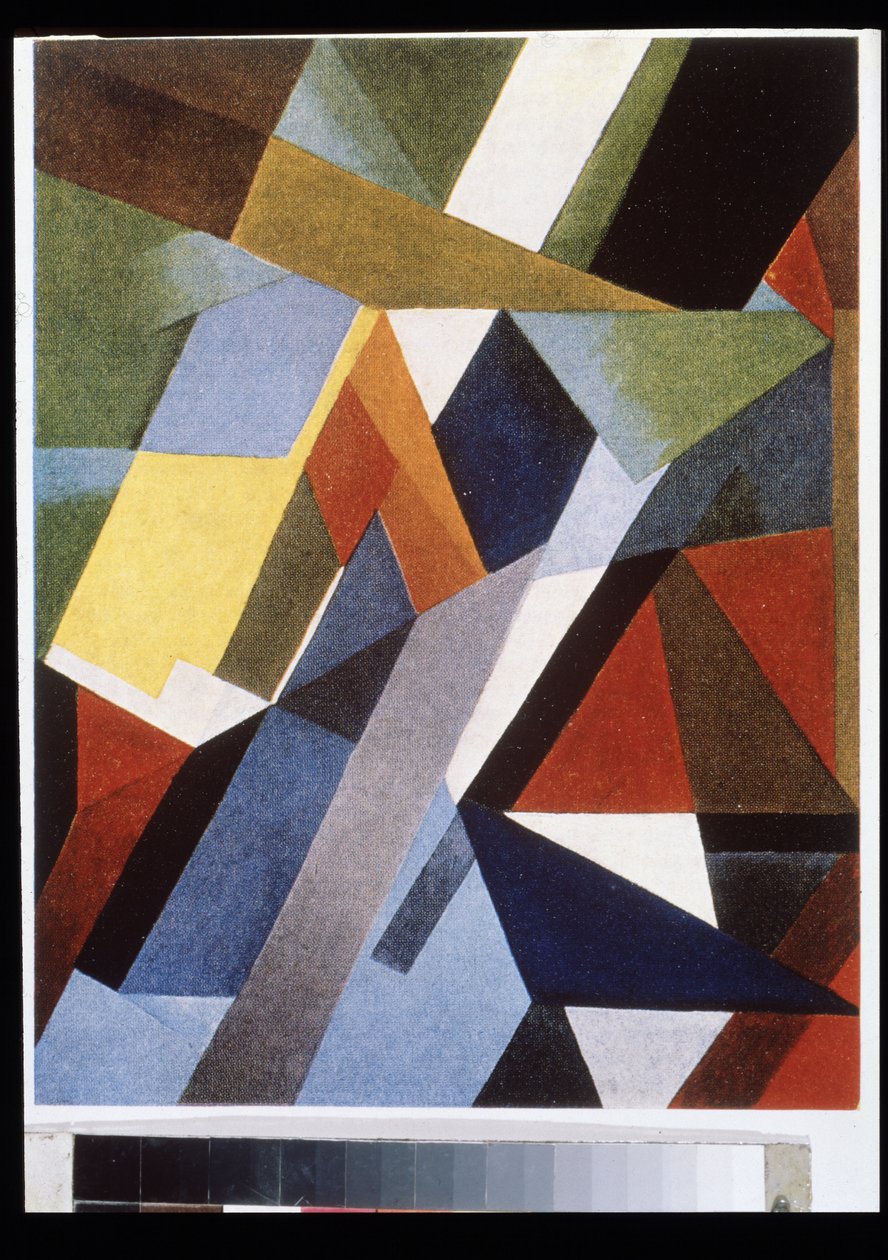 Fargerytme, 1921 av Alexandra Alexandrowna Exter