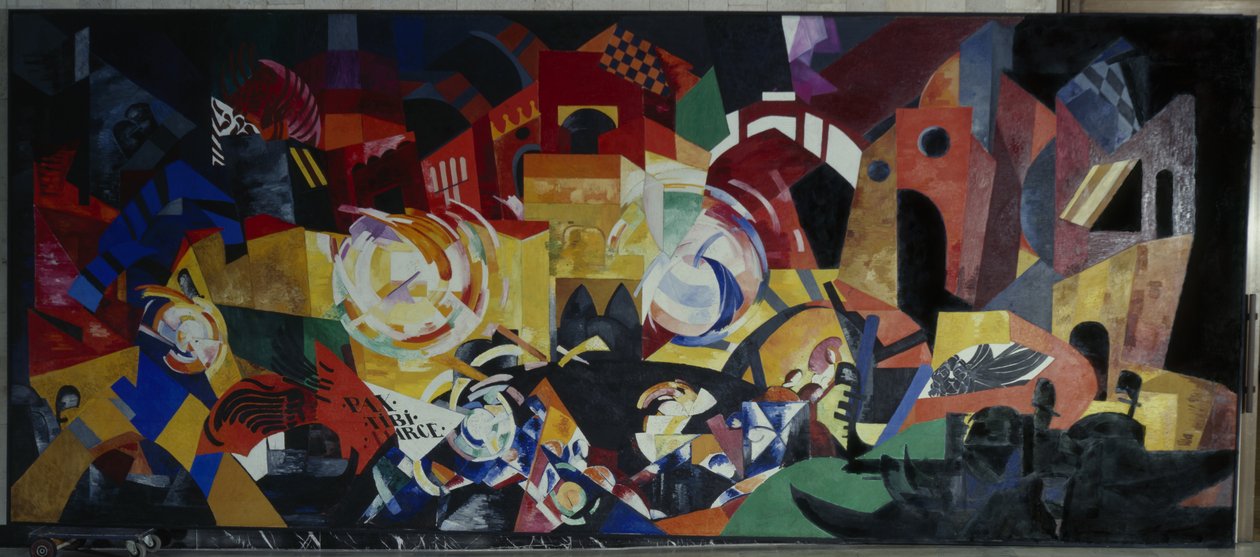 Venezia, 1918 av Alexandra Alexandrowna Exter