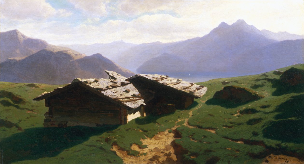 Chalets à Rigi Chalets at Rigi label av Alexandre Calame