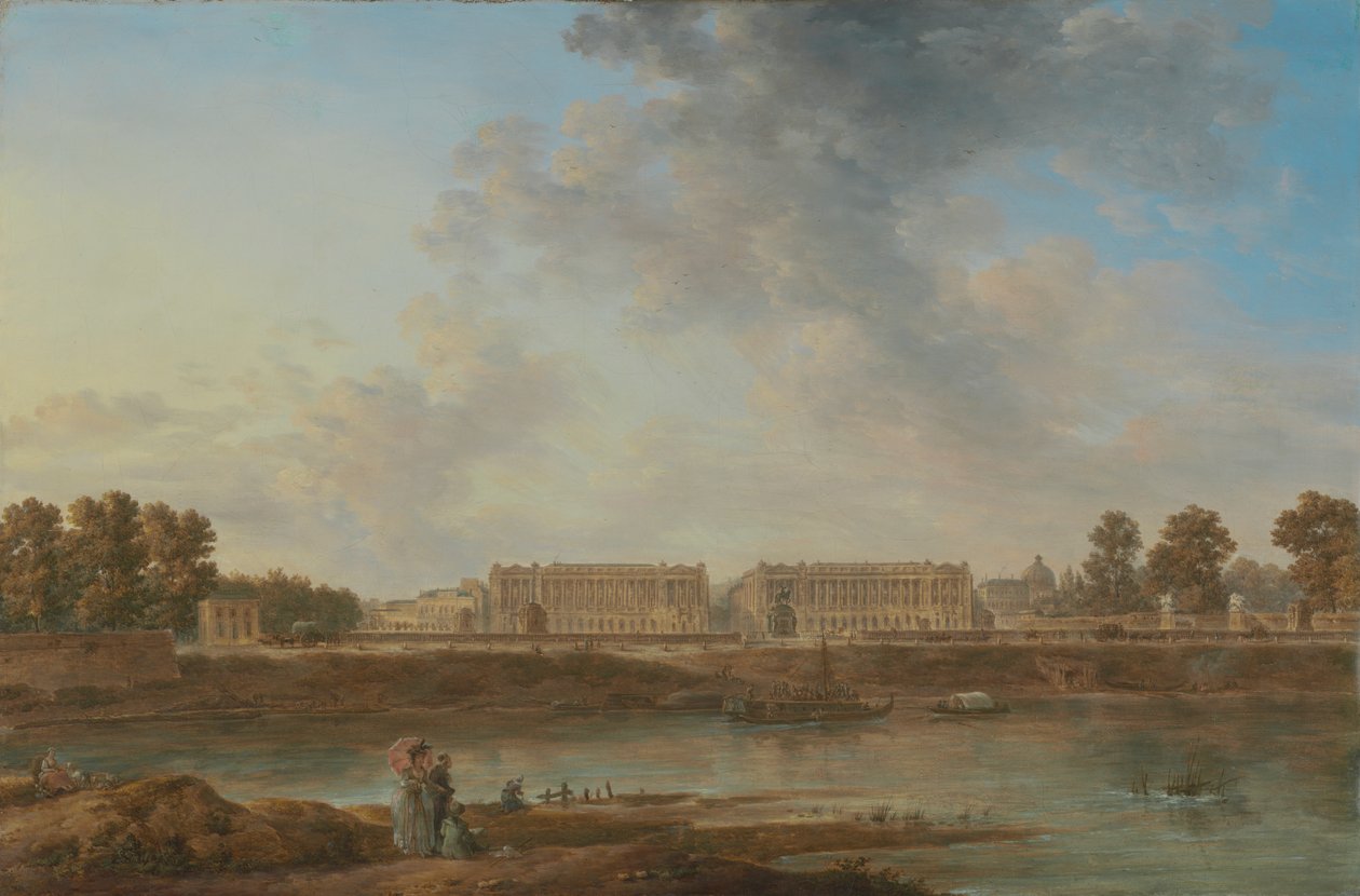 Utsikt over Place Louis XV av Alexandre Jean Noel