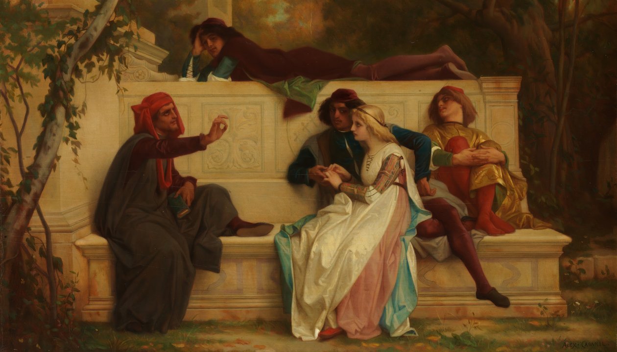 Florentinsk poet, 1861. av Alexandre Cabanel