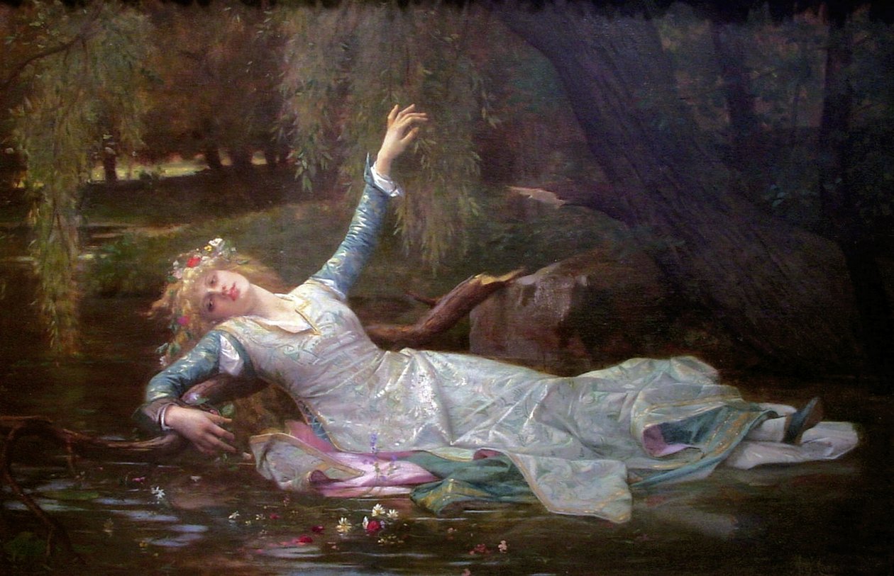 Ophelia, 1883 av Alexandre Cabanel