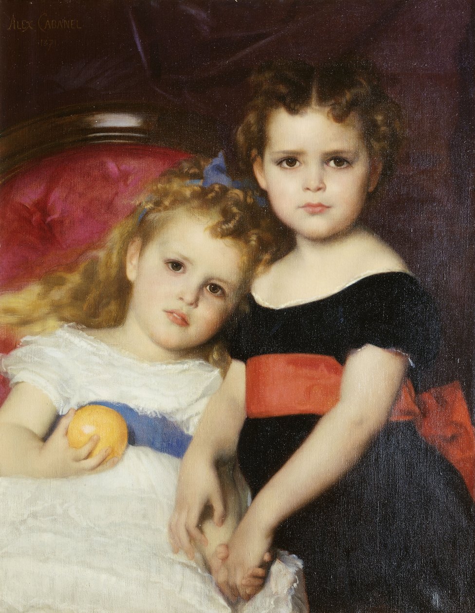 The Sutton Sisters, 1871 av Alexandre Cabanel