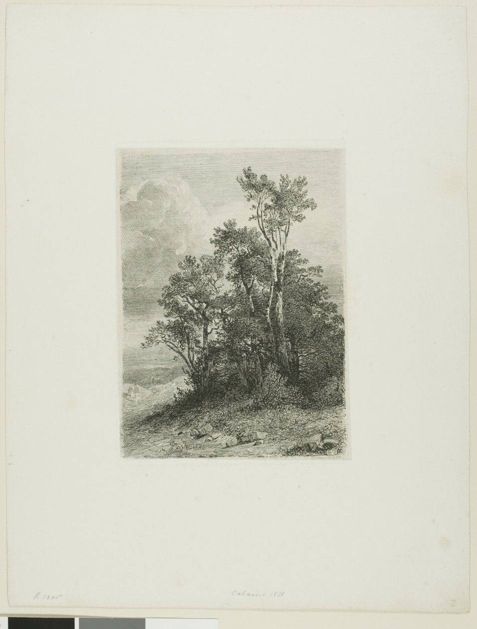 Alpint landskap av Alexandre Calame