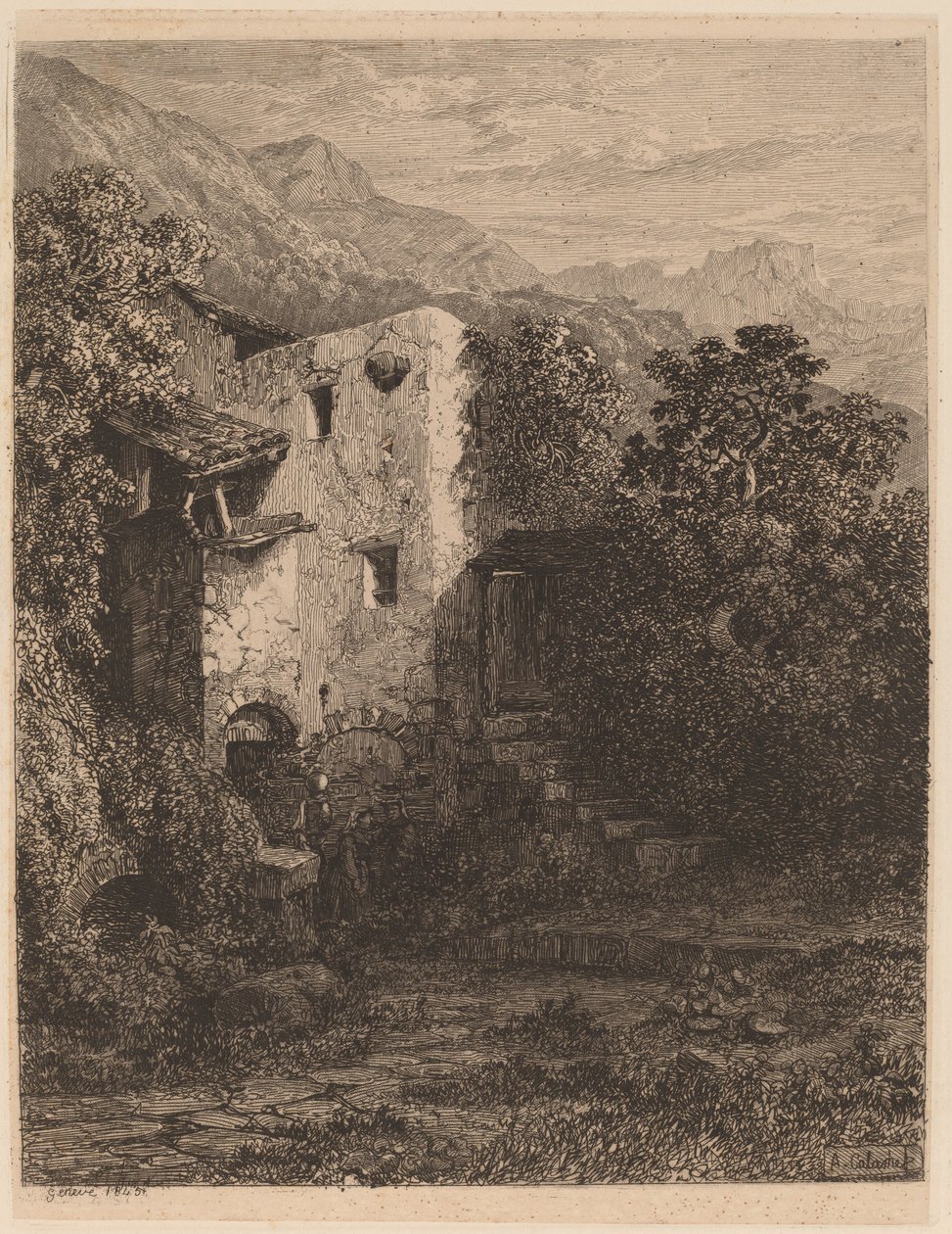 Falleferdig hus av Alexandre Calame