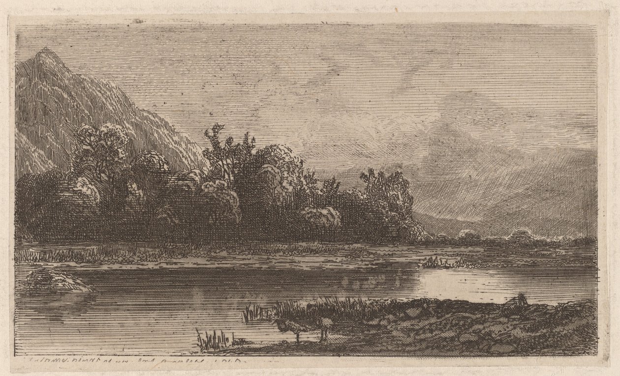 Fjellsjøen av Alexandre Calame