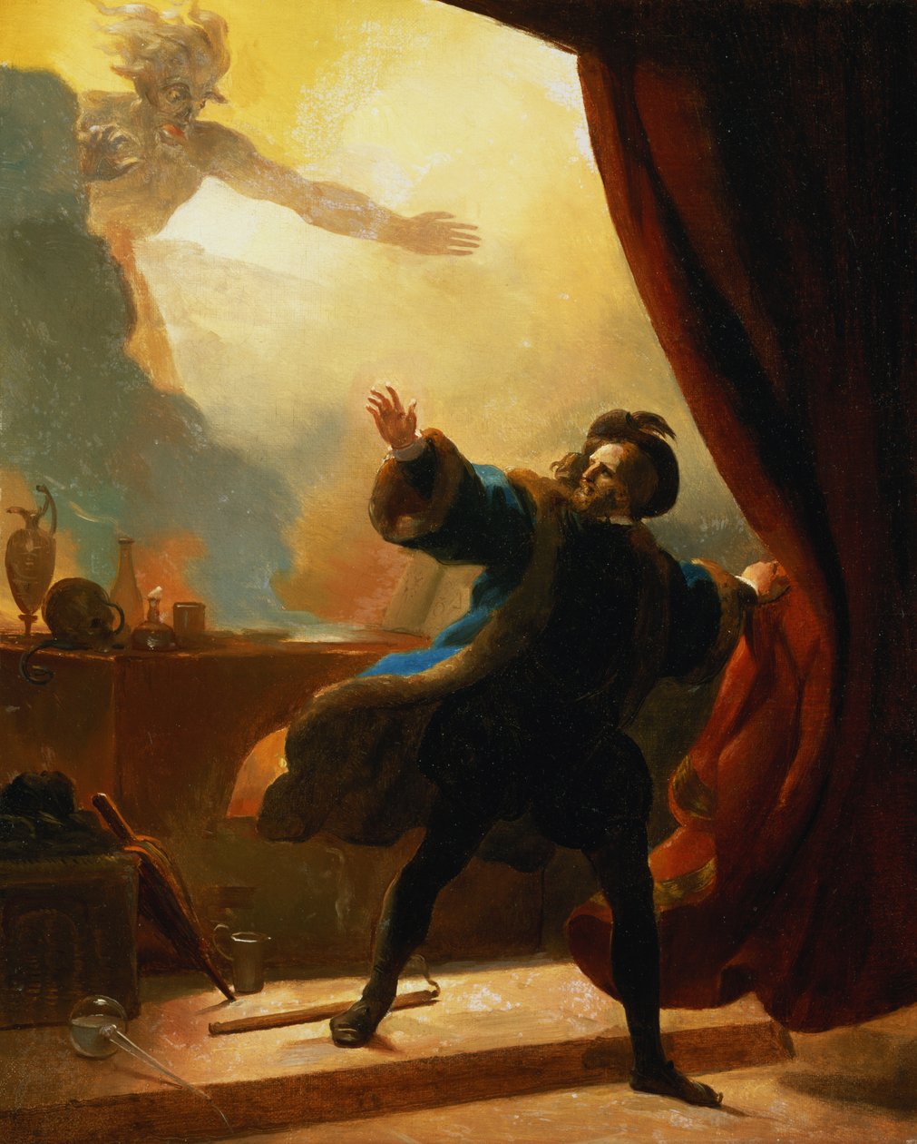 The Fatal Hour: Fantastisk emne av Alexandre Evariste Fragonard