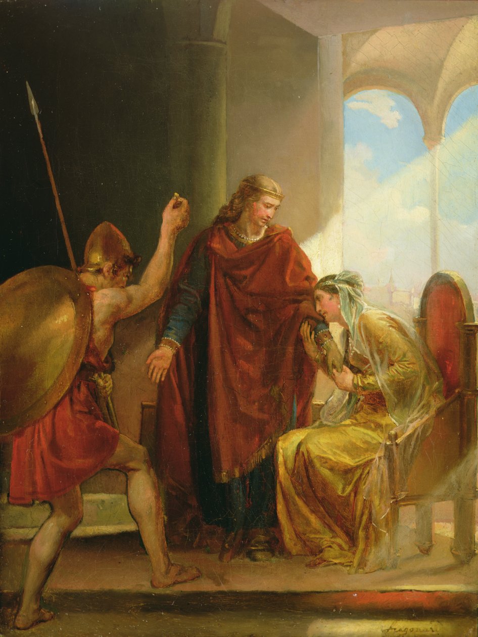 Tilbakekallingen av Childeric av Alexandre Evariste Fragonard