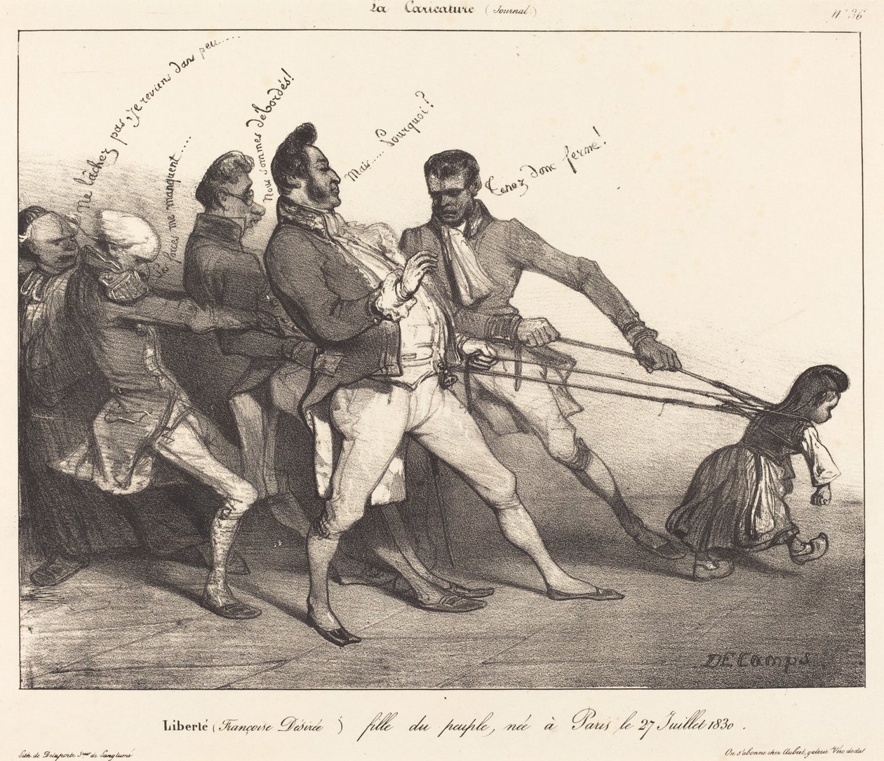 Frihet av Alexandre Gabriel Decamps