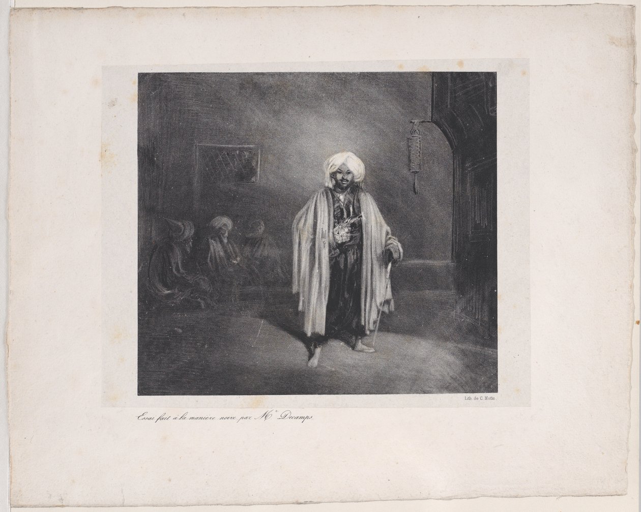 Stående tyrker, 1831. av Alexandre Gabriel Decamps