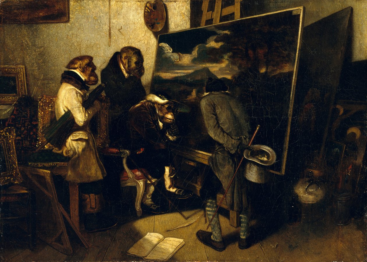 Ekspertene, 1837. av Alexandre Gabriel Decamps