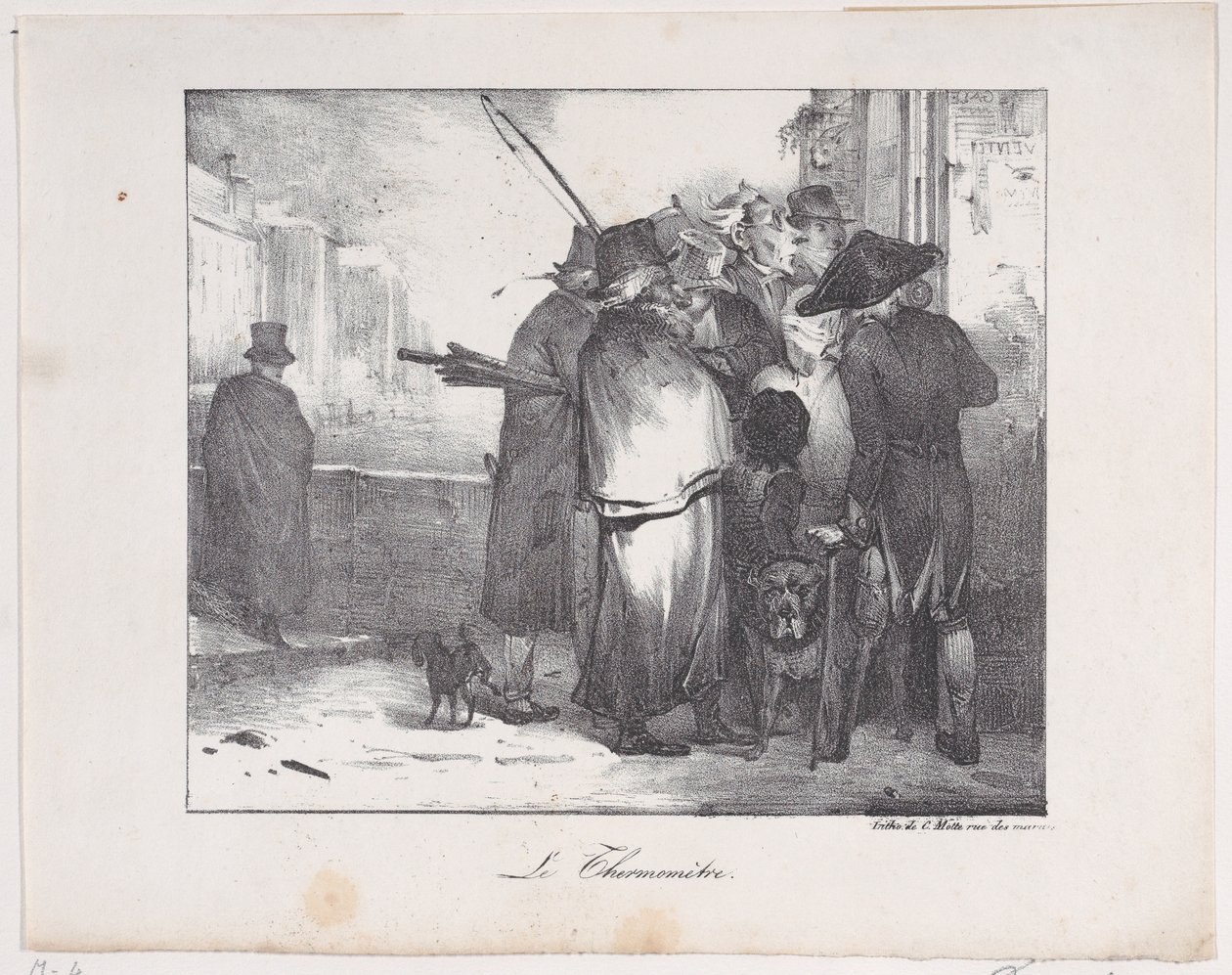 Termometeret, 1823. av Alexandre Gabriel Decamps