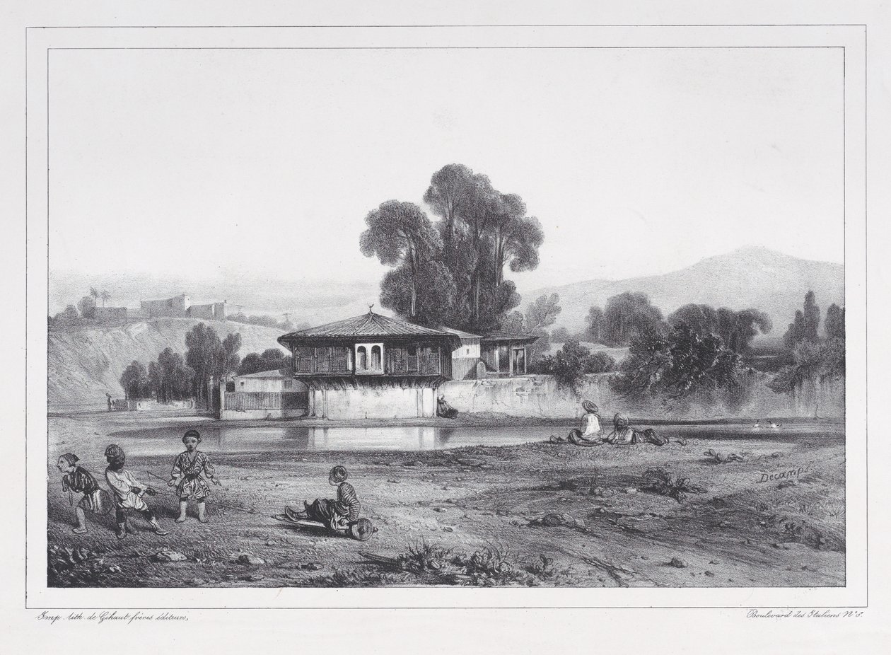 Tyrkisk brakke, 1823-60. av Alexandre Gabriel Decamps