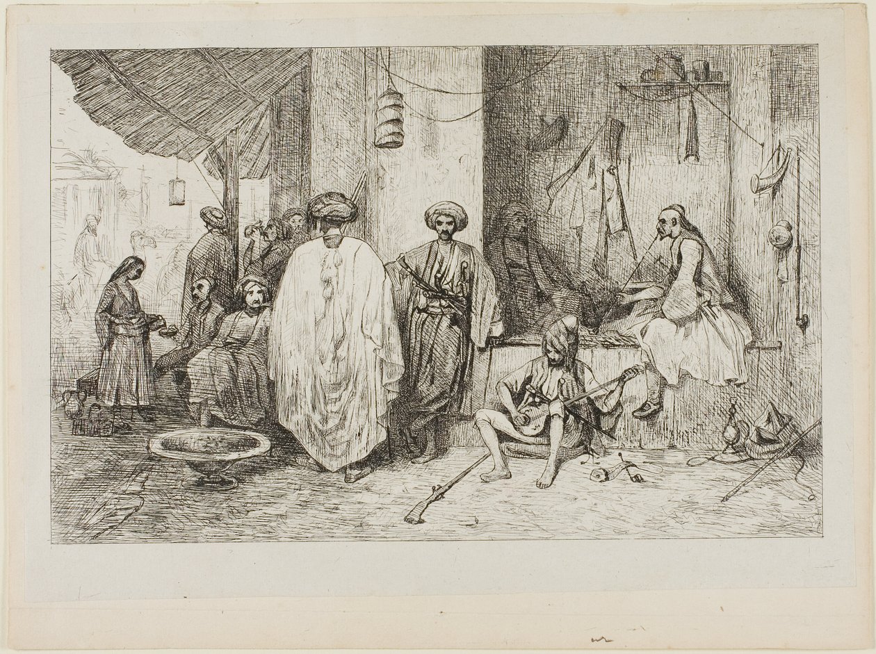 Tyrkisk vakthus av Alexandre Gabriel Decamps