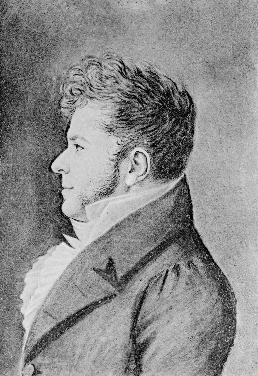 Unge Stendhal, ca. 1815 av Alexandre Marie Longuet