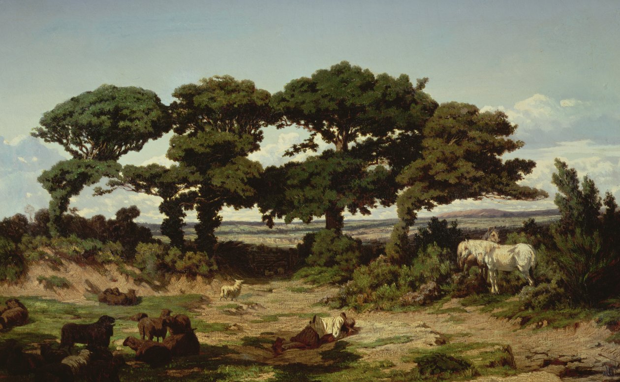 The Oaks of Kertregonnec, ca. 1869-70 av Alexandre Sege