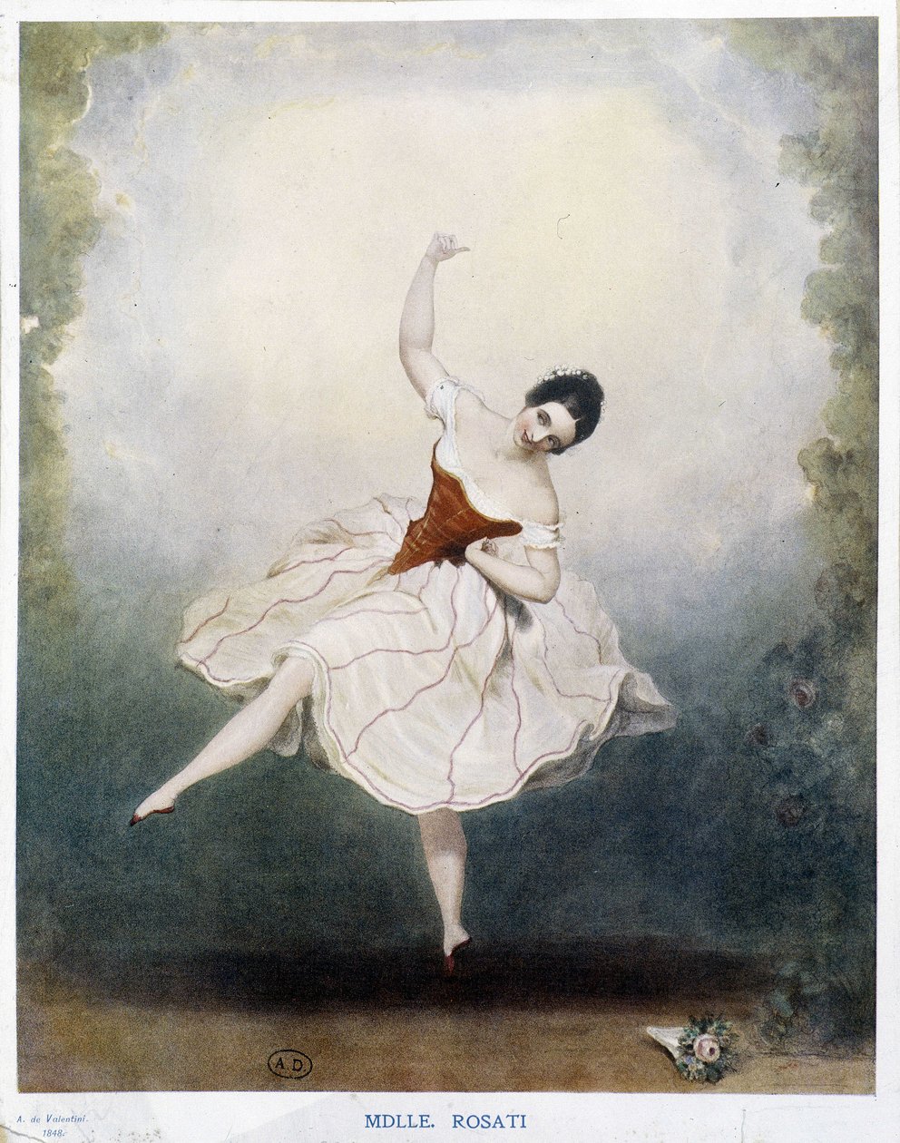 Klassisk dans: Miss Rosati i 1848 av Alexandre de Valentini