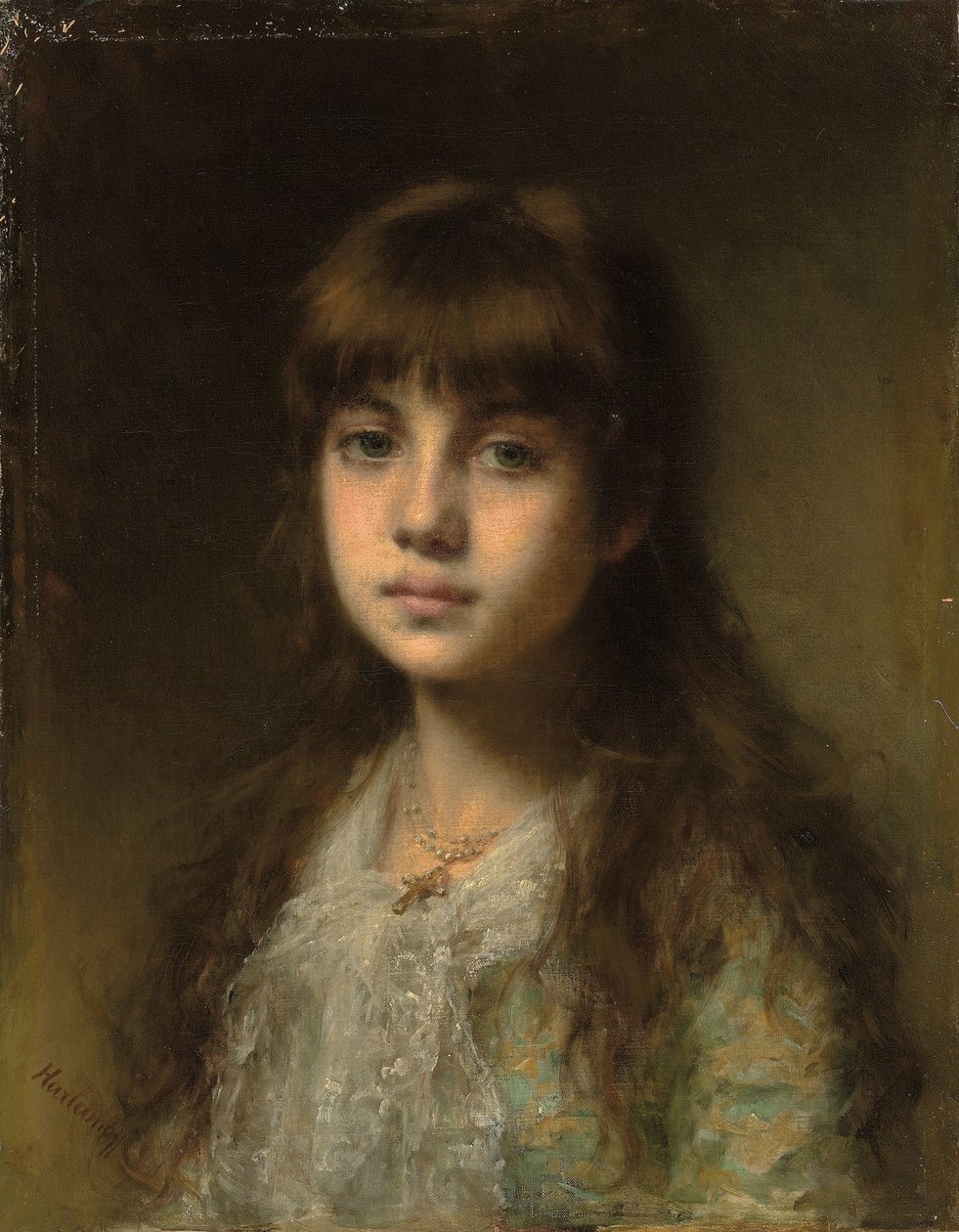 Den unge modellen, av Alexei Alexevich Harlamoff