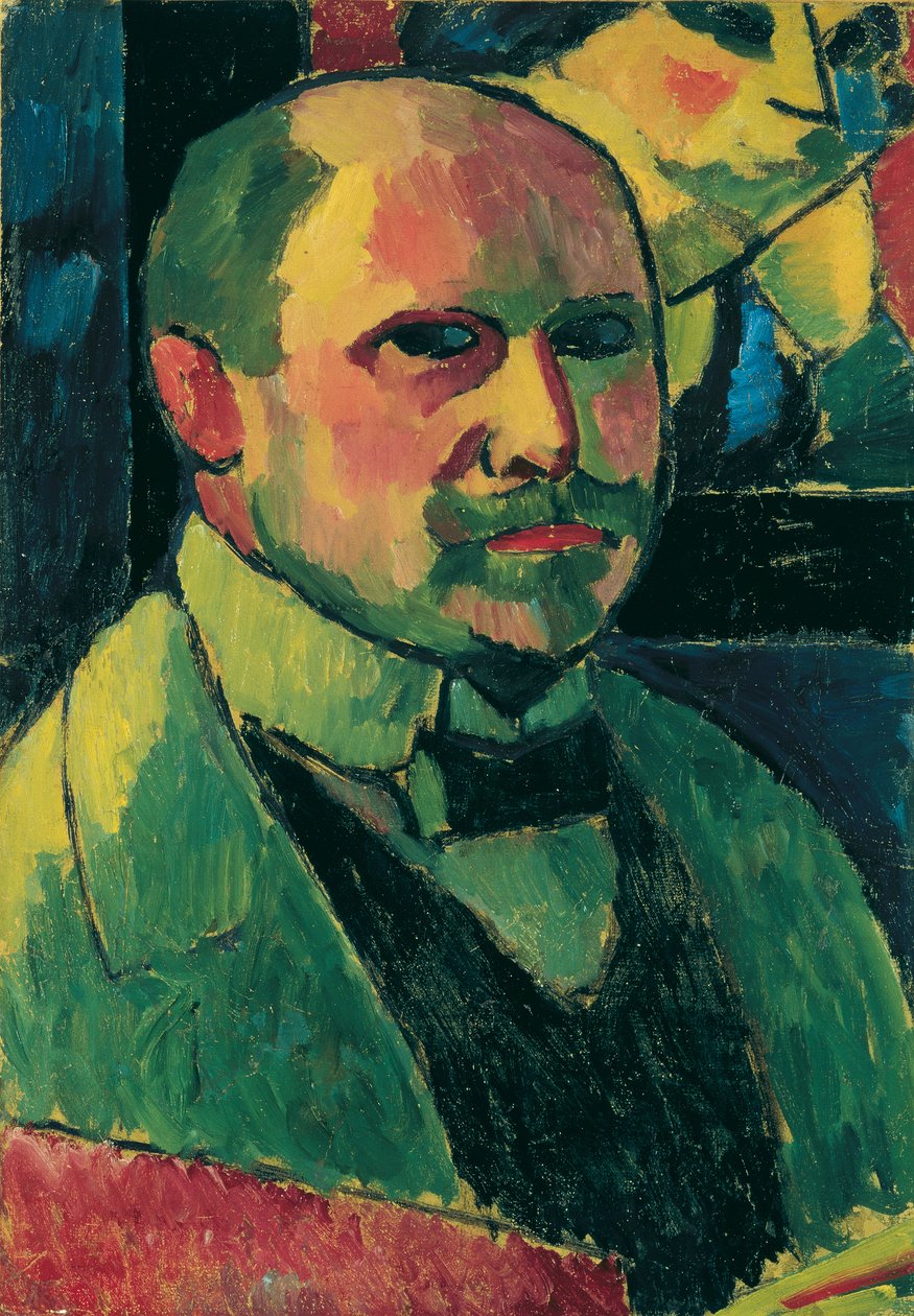 Selvportrett, 1912. av Alexei Javlensky von