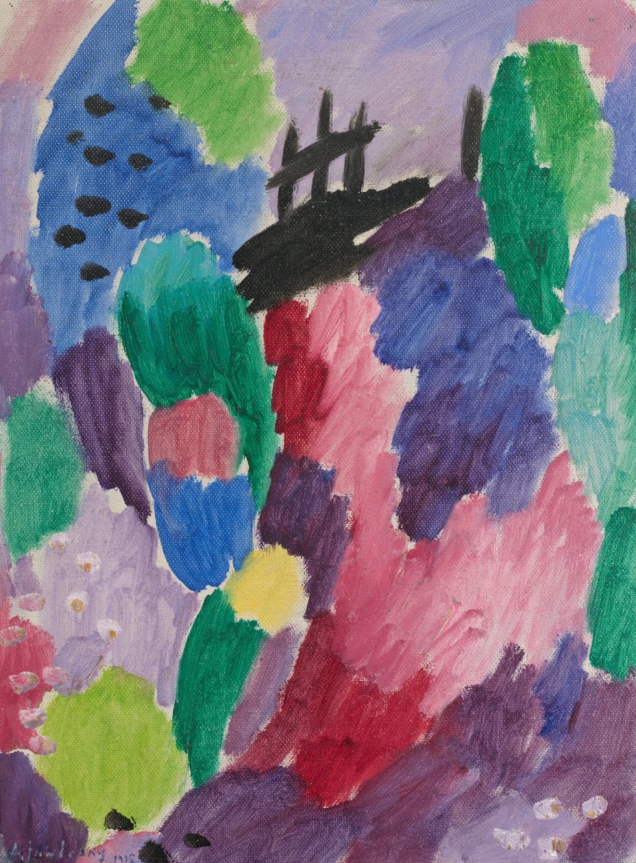 Red Path, St. Prex, 1915. av Alexej von Jawlensky