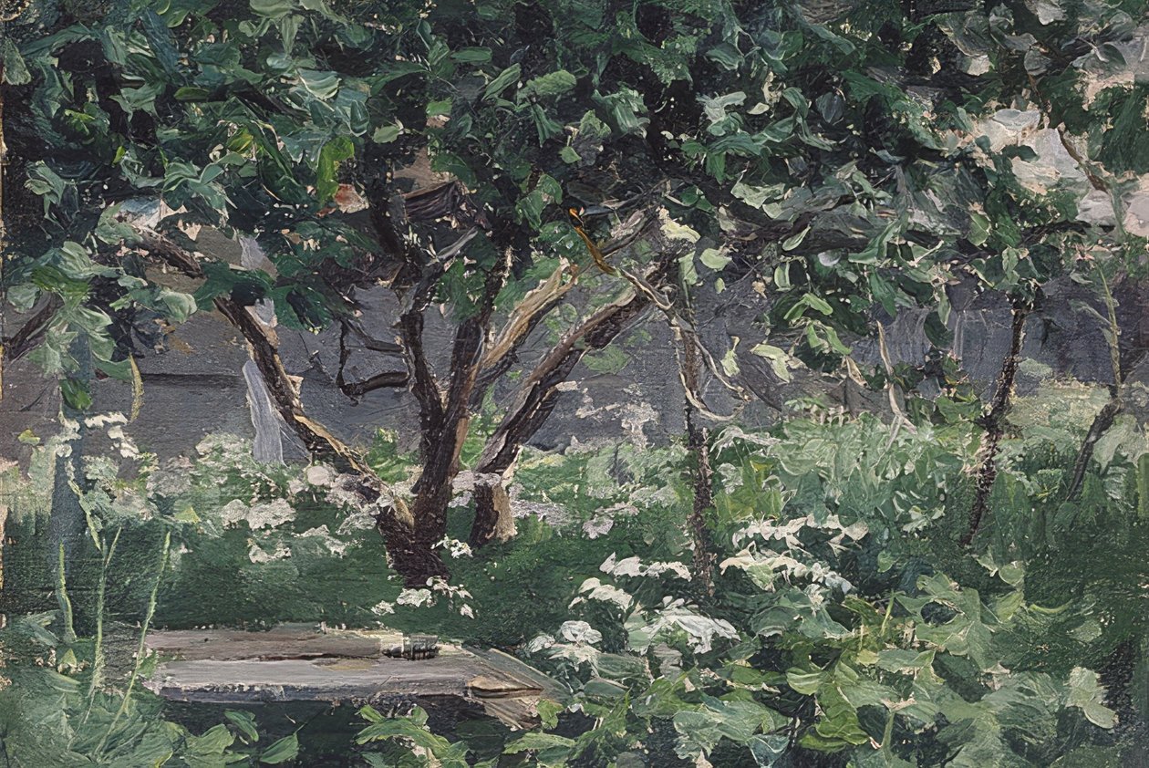 Ett hjørne av hagen. 1900-10 av Alexei Steipanovitch Stepanov