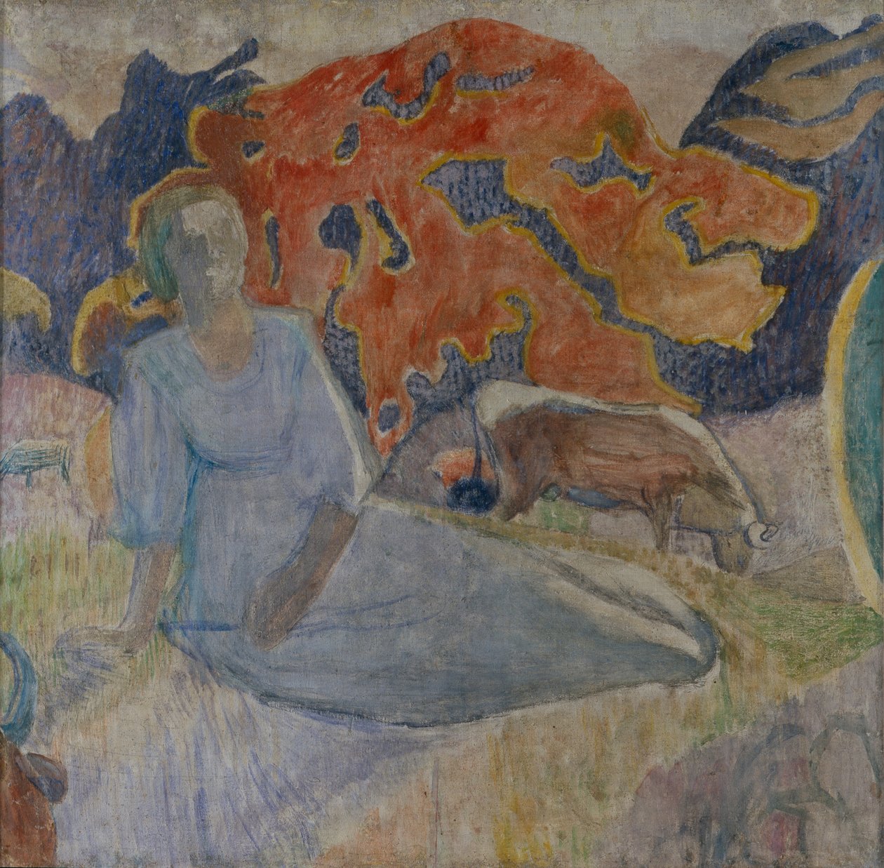 Gjeterpike, 1907 av Alexei Yeremeevich Karev